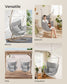 Hammock Chair with 2 Cushions Dove Gray FredCo