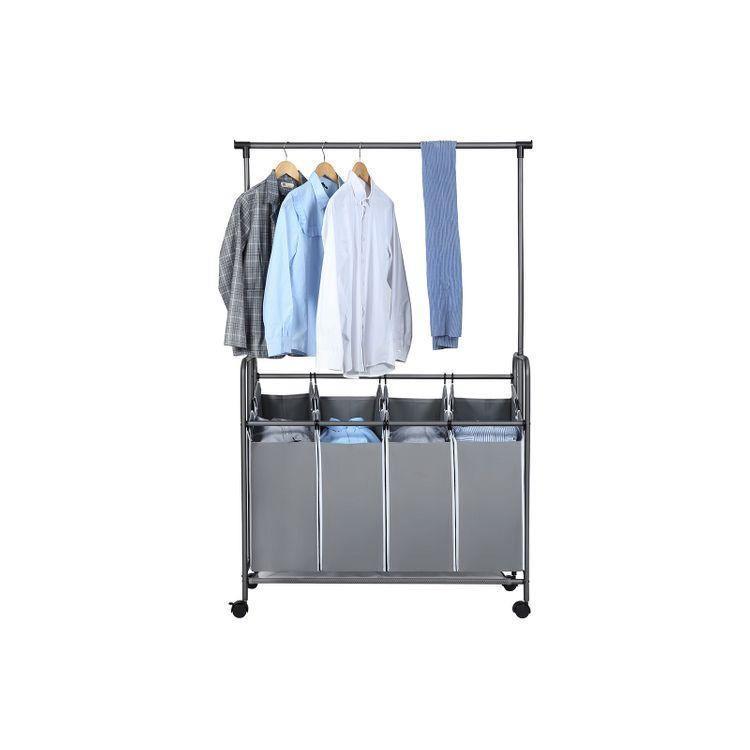 Hanging Bar Laundry Cart FredCo