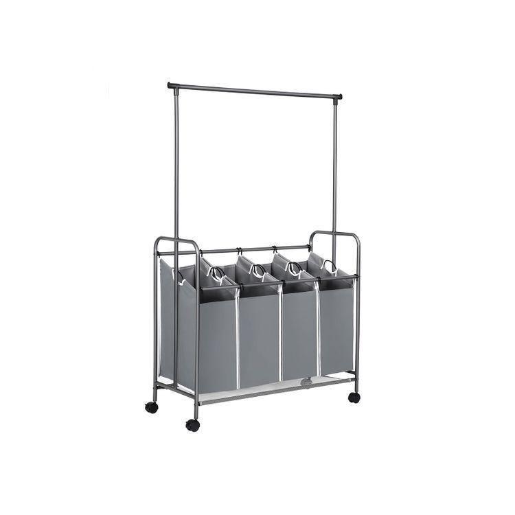 Hanging Bar Laundry Cart FredCo