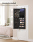 Hanging Jewelry Cabinet with LED Lights FredCo