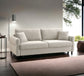Haran Beige Fabric Pull-out Sleeper with Storage FredCo