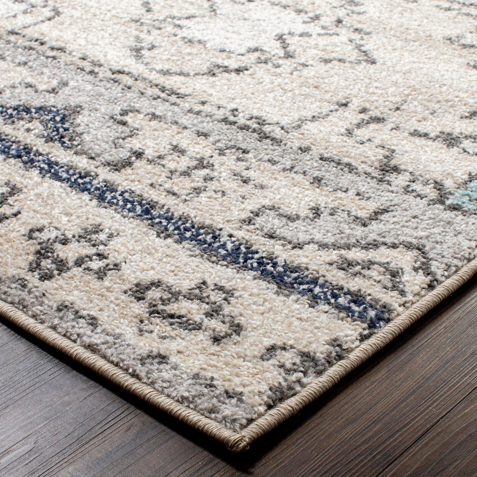 Hardyn Traditional Mid-Century Tribal Charcoal Rug FredCo