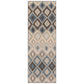 Harlequinn Contemporary Ikat Diamond Design Rug FredCo