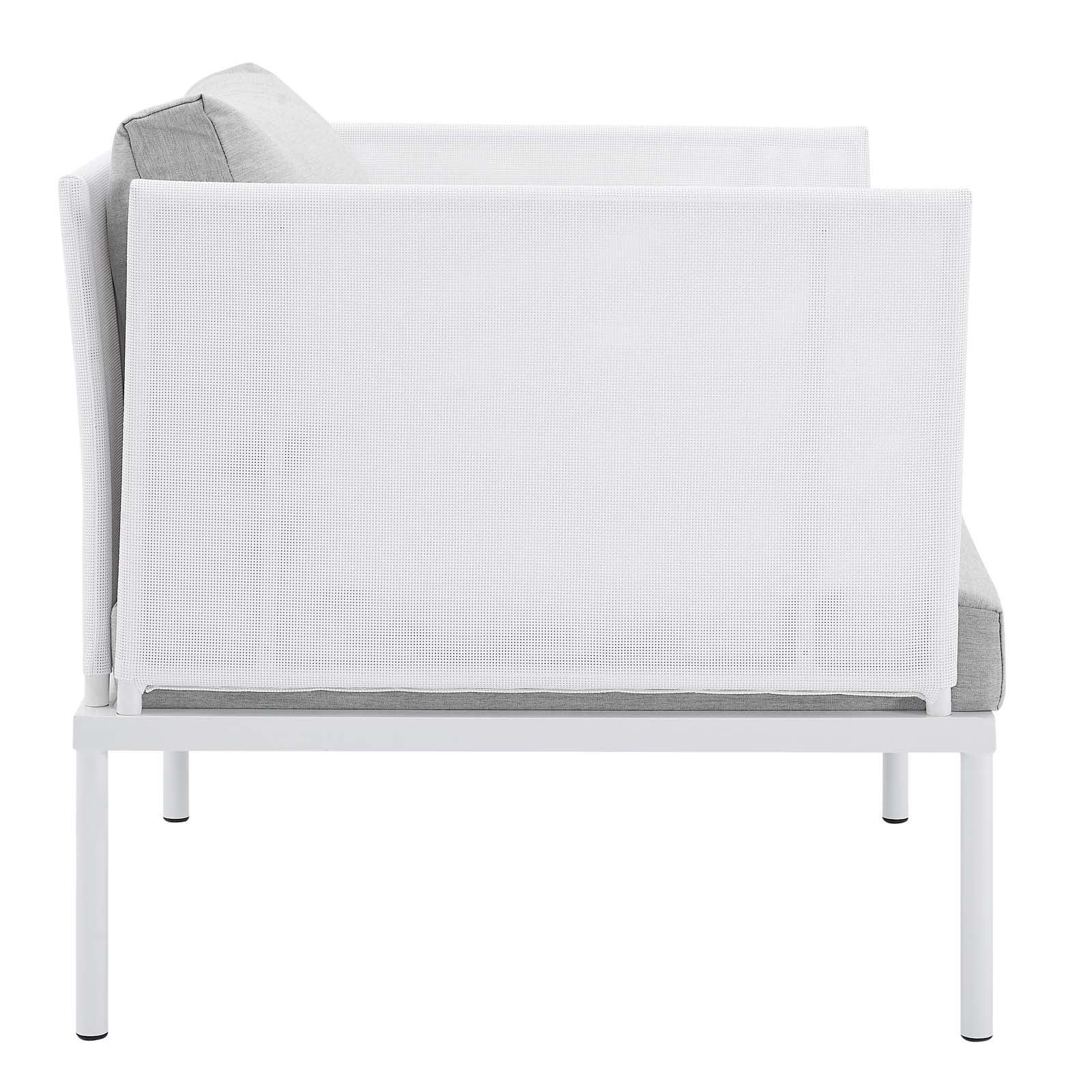Harmony 10-Piece Sunbrella Outdoor Patio Aluminum Sectional Sofa Set, EEI-4952 FredCo