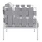 Harmony 10-Piece Sunbrella Outdoor Patio Aluminum Sectional Sofa Set, EEI-4953 FredCo