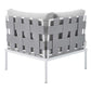 Harmony 10-Piece Sunbrella Outdoor Patio Aluminum Sectional Sofa Set, EEI-4953 FredCo