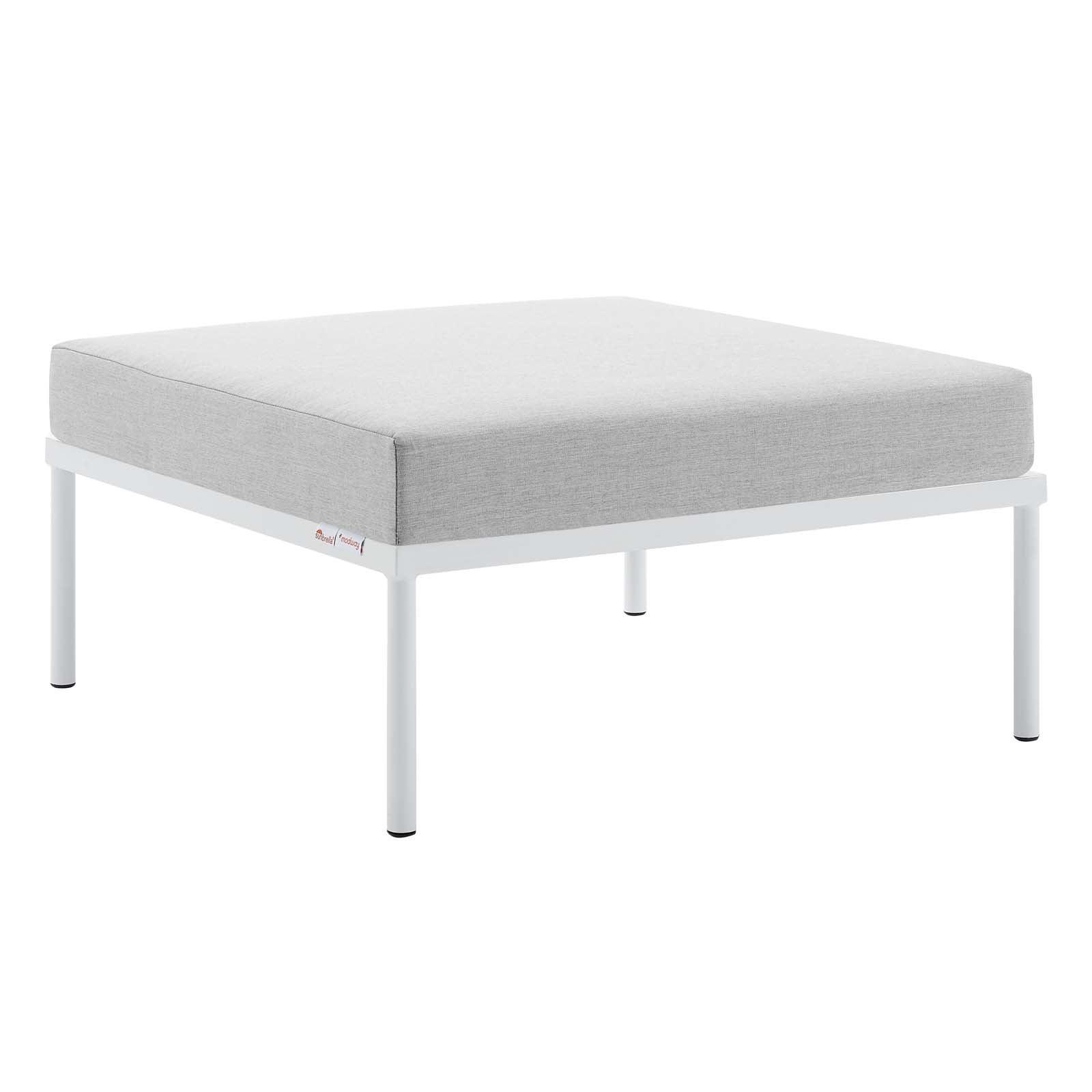 Harmony 10-Piece Sunbrella Outdoor Patio Aluminum Sectional Sofa Set, EEI-4953 FredCo