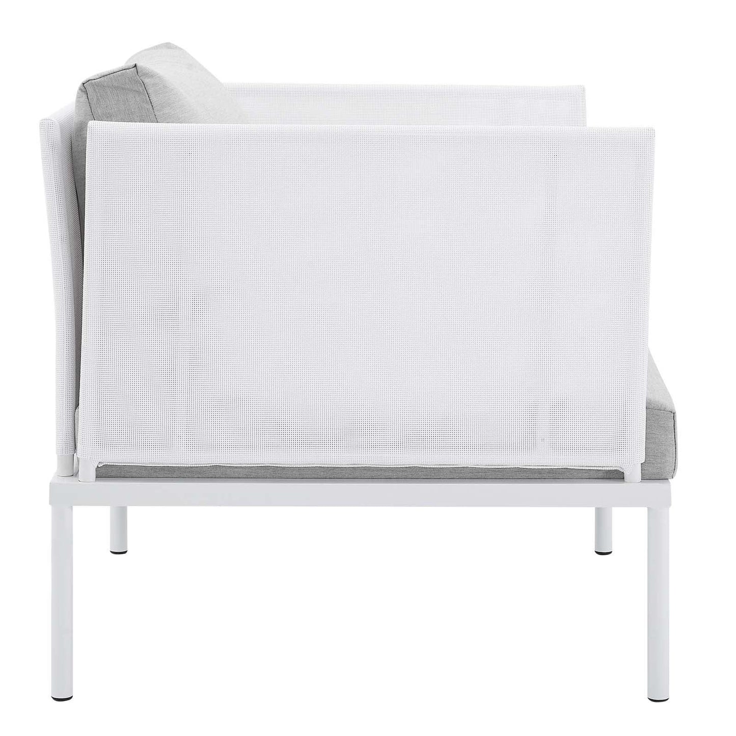 Harmony 3-Piece Sunbrella Outdoor Patio Aluminum Seating Set, EEI-4686 FredCo