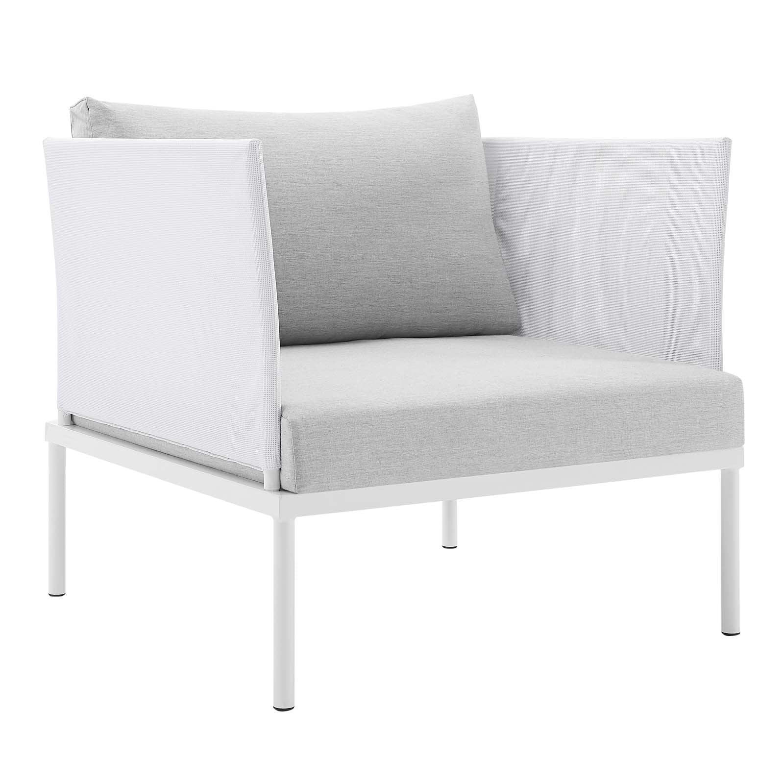 Harmony 3-Piece Sunbrella Outdoor Patio Aluminum Seating Set, EEI-4686 FredCo