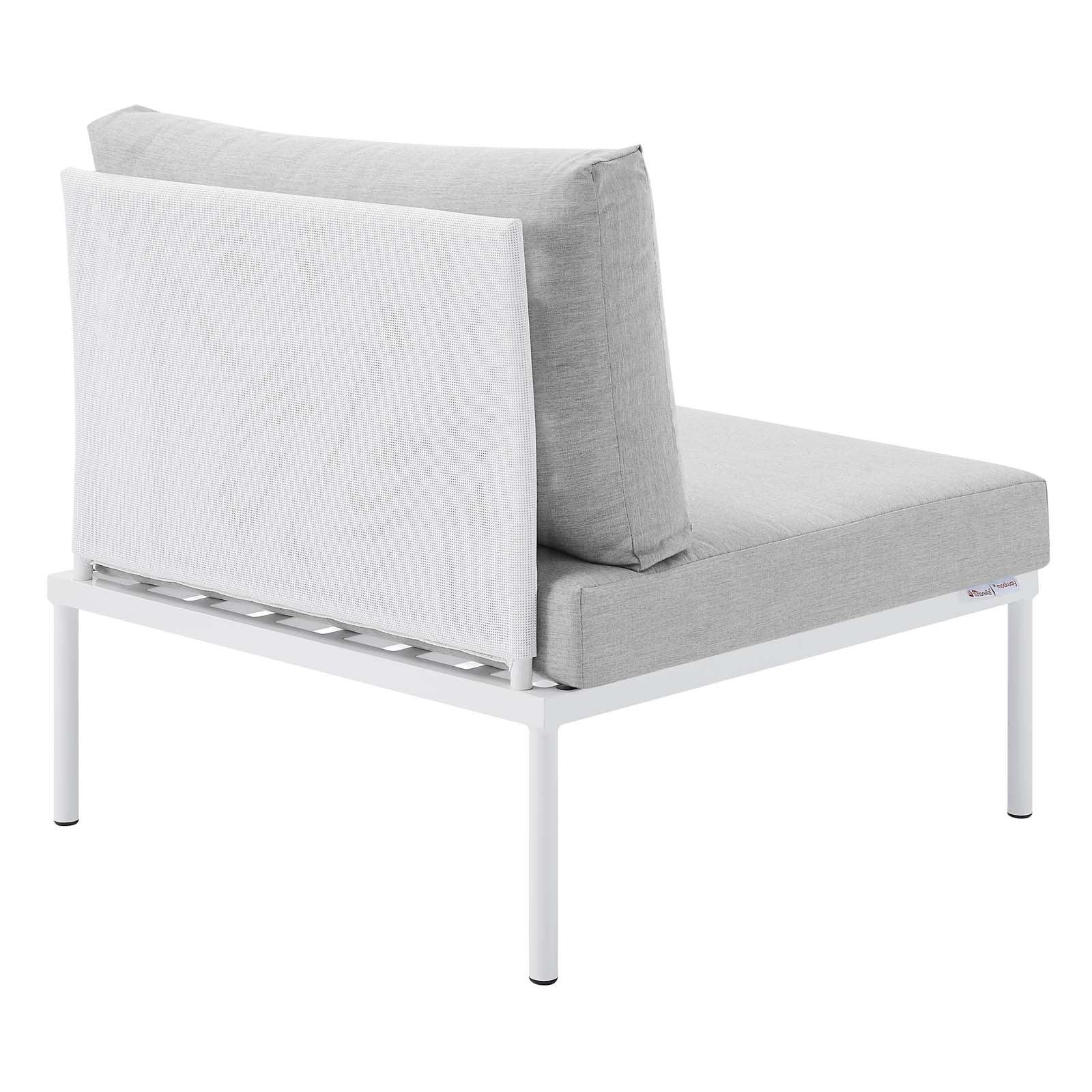 Harmony 4-Piece Sunbrella Outdoor Patio Aluminum Seating Set, EEI-4690 FredCo