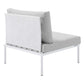 Harmony 4-Piece Sunbrella Outdoor Patio Aluminum Seating Set, EEI-4690 FredCo
