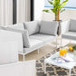 Harmony 5-Piece Sunbrella Outdoor Patio Aluminum Furniture Set, EEI-4924 FredCo