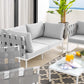 Harmony 5-Piece Sunbrella Outdoor Patio Aluminum Furniture Set, EEI-4925 FredCo