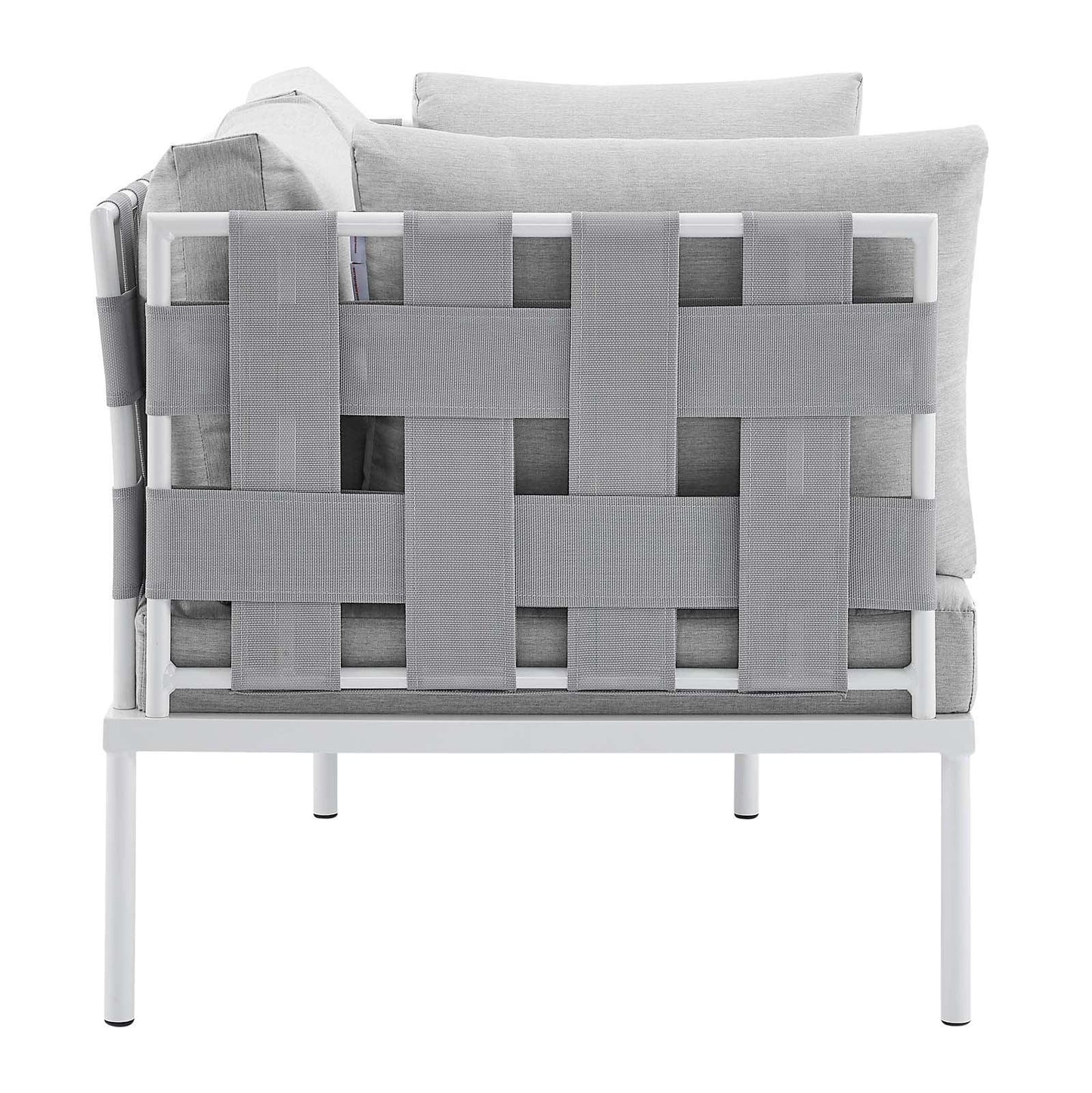 Harmony 5-Piece Sunbrella Outdoor Patio Aluminum Furniture Set, EEI-4925 FredCo