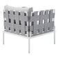 Harmony 5-Piece Sunbrella Outdoor Patio Aluminum Furniture Set, EEI-4925 FredCo