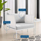Harmony 6-Piece Sunbrella Outdoor Patio Aluminum Seating Set, EEI-4932 FredCo