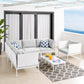 Harmony 7-Piece Sunbrella Outdoor Patio Aluminum Sectional Sofa Set, EEI-4936 FredCo