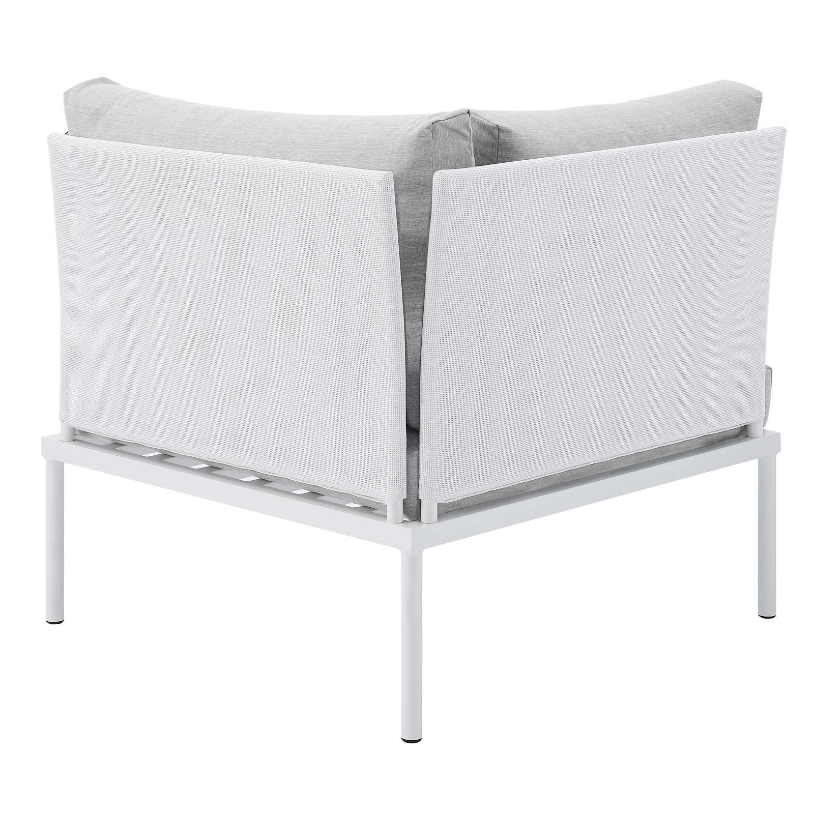 Harmony 7-Piece Sunbrella Outdoor Patio Aluminum Sectional Sofa Set, EEI-4936 FredCo