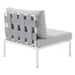Harmony 7-Piece Sunbrella Outdoor Patio Aluminum Sectional Sofa Set, EEI-4937 FredCo