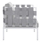 Harmony 7-Piece Sunbrella Outdoor Patio Aluminum Sectional Sofa Set, EEI-4937 FredCo