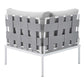 Harmony 7-Piece Sunbrella Outdoor Patio Aluminum Sectional Sofa Set, EEI-4937 FredCo