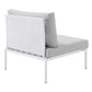 Harmony 8-Piece Sunbrella Outdoor Patio Aluminum Seating Set, EEI-4948 FredCo