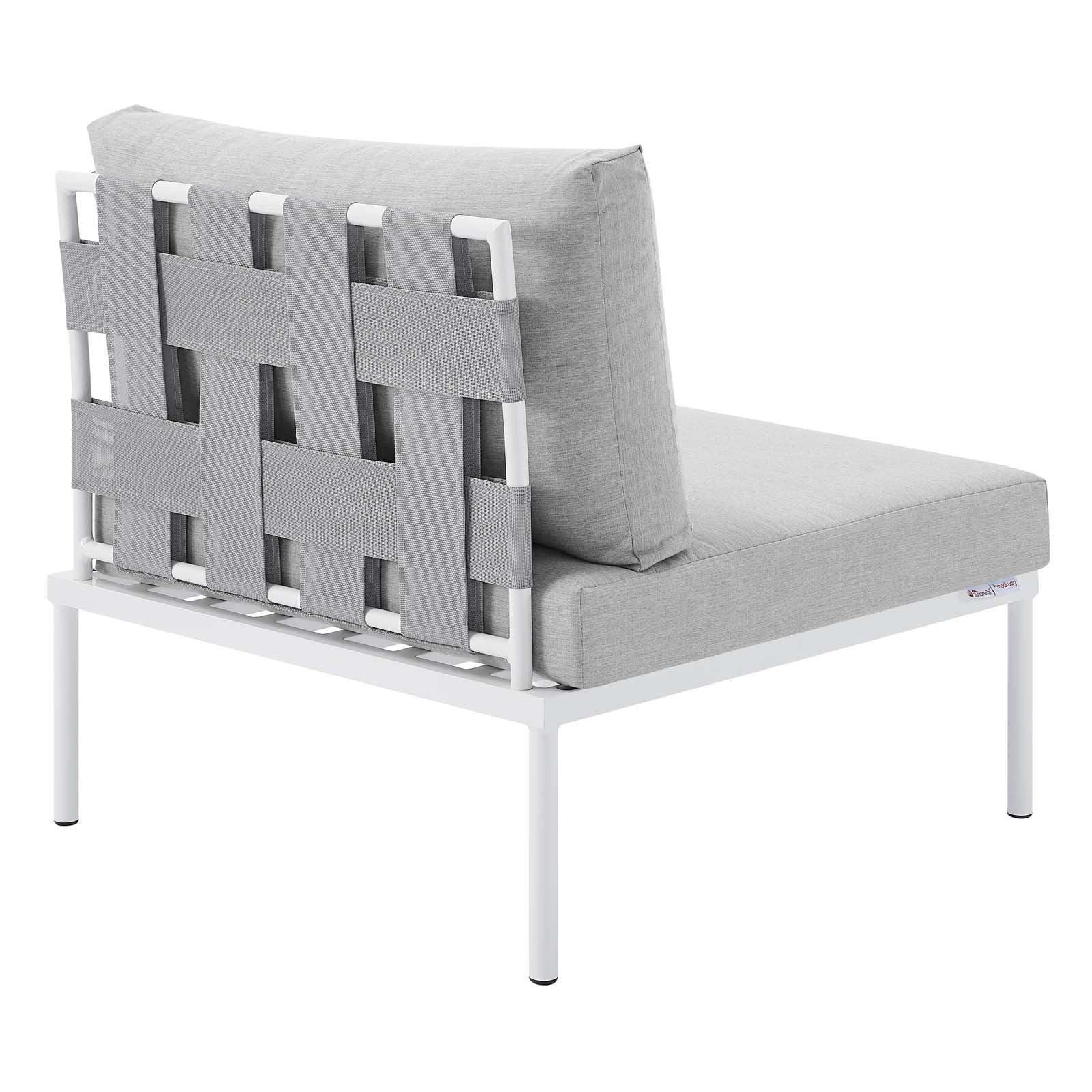 Harmony 8-Piece Sunbrella Outdoor Patio Aluminum Sectional Sofa Set, EEI-4945 FredCo