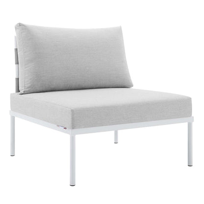 Harmony Sunbrella Outdoor Patio Aluminum Armless Chair, EEI-4960 FredCo