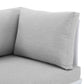 Harmony Sunbrella Outdoor Patio Aluminum Loveseat, EEI-4963 FredCo