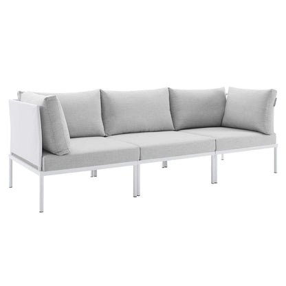 Harmony Sunbrella Outdoor Patio Aluminum Sofa, EEI-4967 FredCo