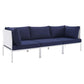 Harmony Sunbrella Outdoor Patio Aluminum Sofa, EEI-4967 FredCo