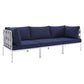 Harmony Sunbrella Outdoor Patio Aluminum Sofa, EEI-4968 FredCo