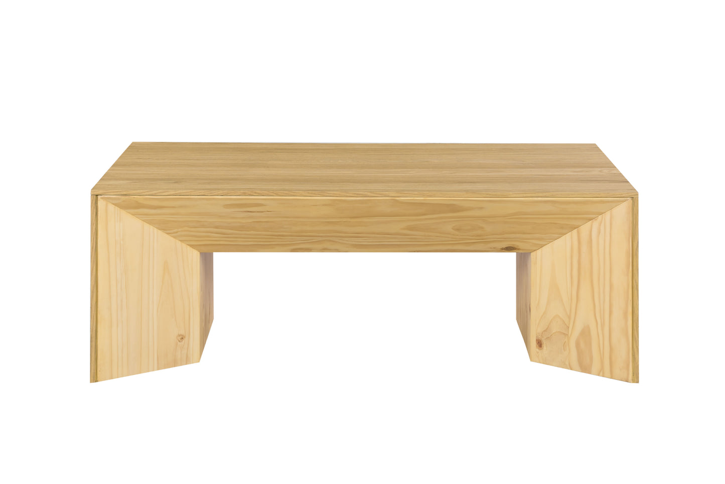Harold Natural Oak Finish Coffee Table FredCo