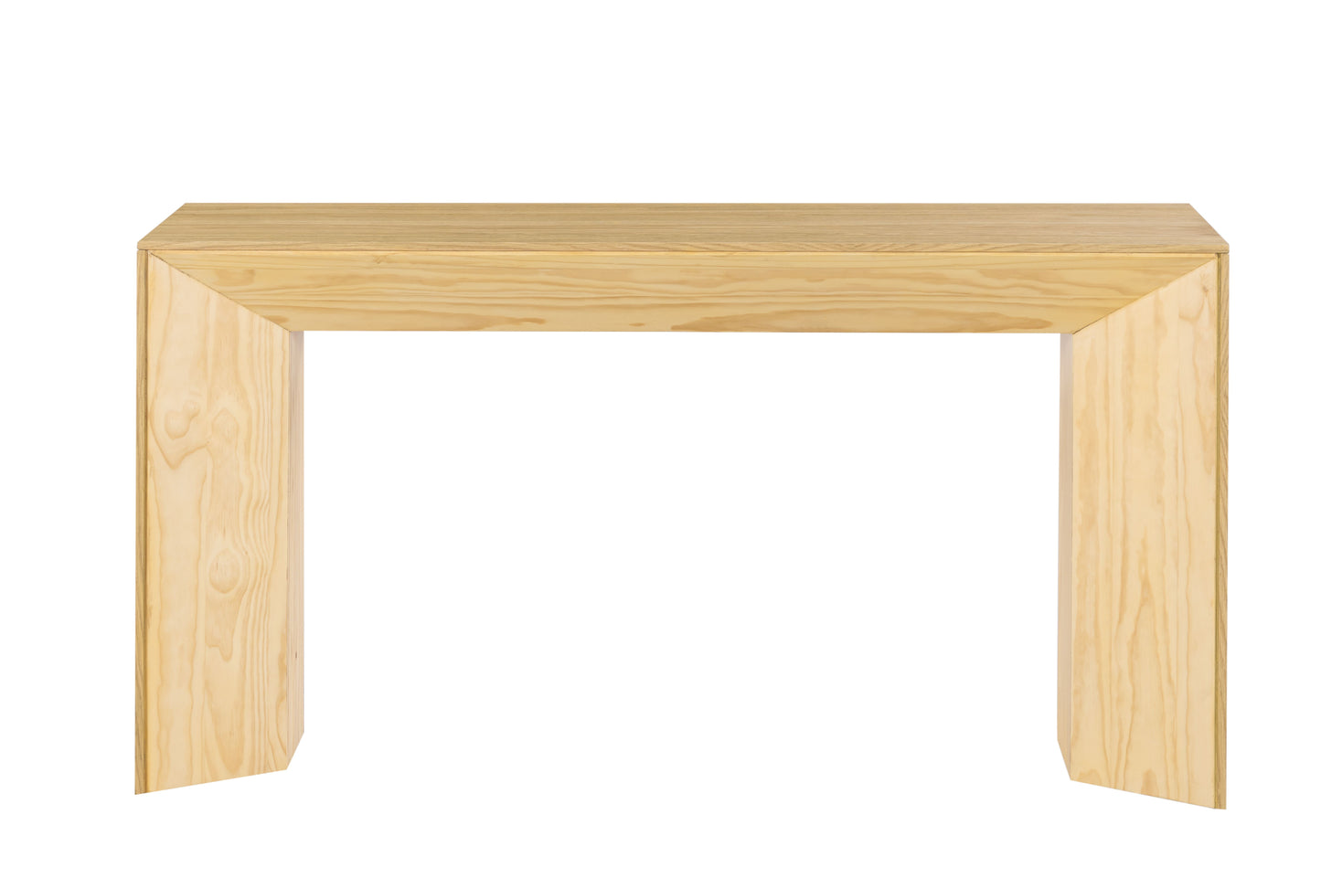 Harold Natural Oak Finish Sofa Table FredCo