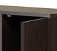 Hazen Espresso Finish Wine Cabinet FredCo