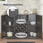 Hazen Espresso Finish Wine Cabinet FredCo