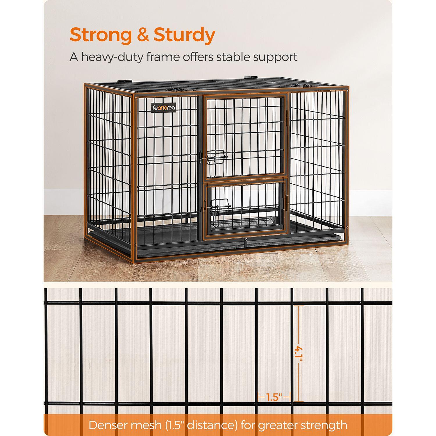 Heavy-Duty Dog Crate 36.4 x 22.6 x 25.2 Inches FredCo