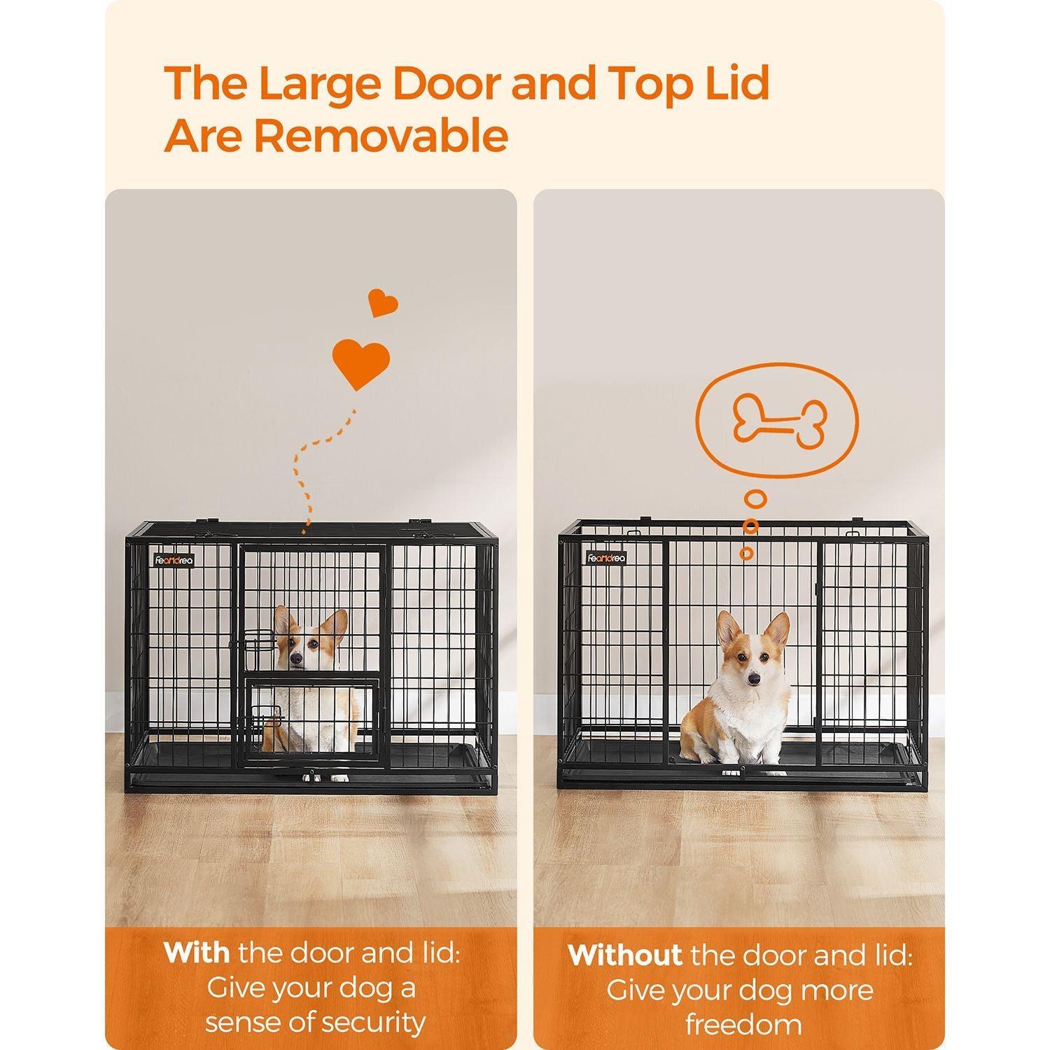 Heavy-Duty Dog Crate 36.4 x 22.6 x 25.2 Inches FredCo