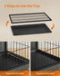 Heavy-Duty Dog Crate Furniture Ink Black FredCo