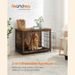 Heavy-Duty Dog Crate Furniture Rustic Brown FredCo