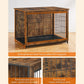 Heavy-Duty Dog Crate Furniture Rustic Brown FredCo