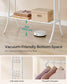 Heavy-Duty Double-Rod Clothes Rack Cloud White FredCo