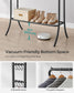 Heavy-Duty Double-Rod Clothes Rack Ink Black FredCo