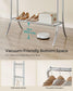 Heavy-Duty Double-Rod Clothes Rack Silver FredCo
