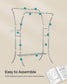 Heavy-Duty Double-Rod Clothes Rack Silver FredCo