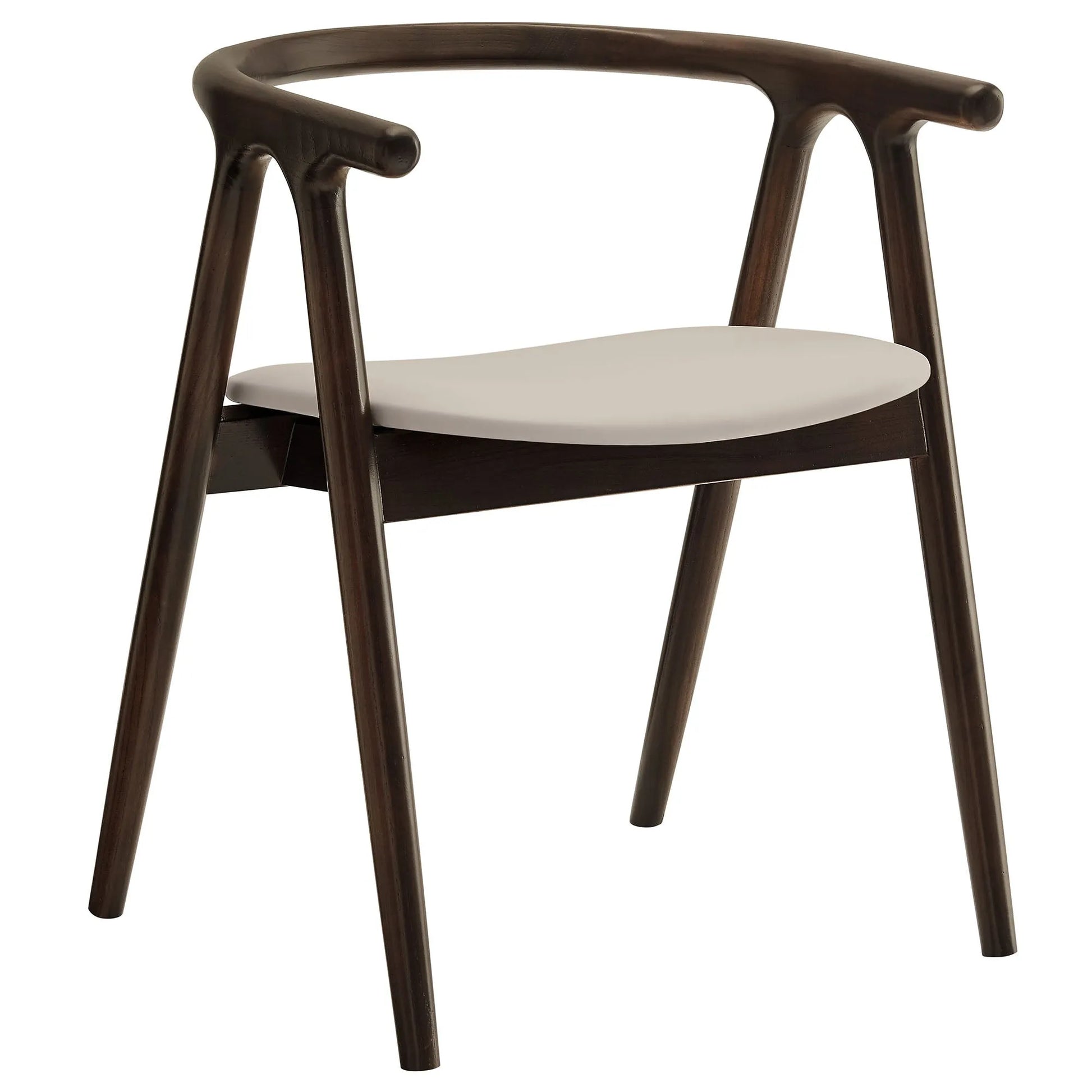 Henry Vegan Leather and Wood Dining Chair by Modway EEI-7291 FredCo