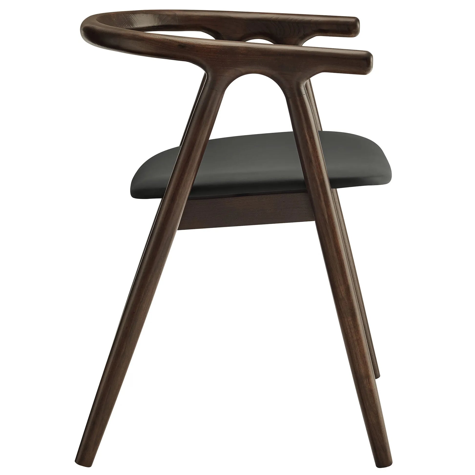 Henry Vegan Leather and Wood Dining Chair by Modway EEI-7291 FredCo