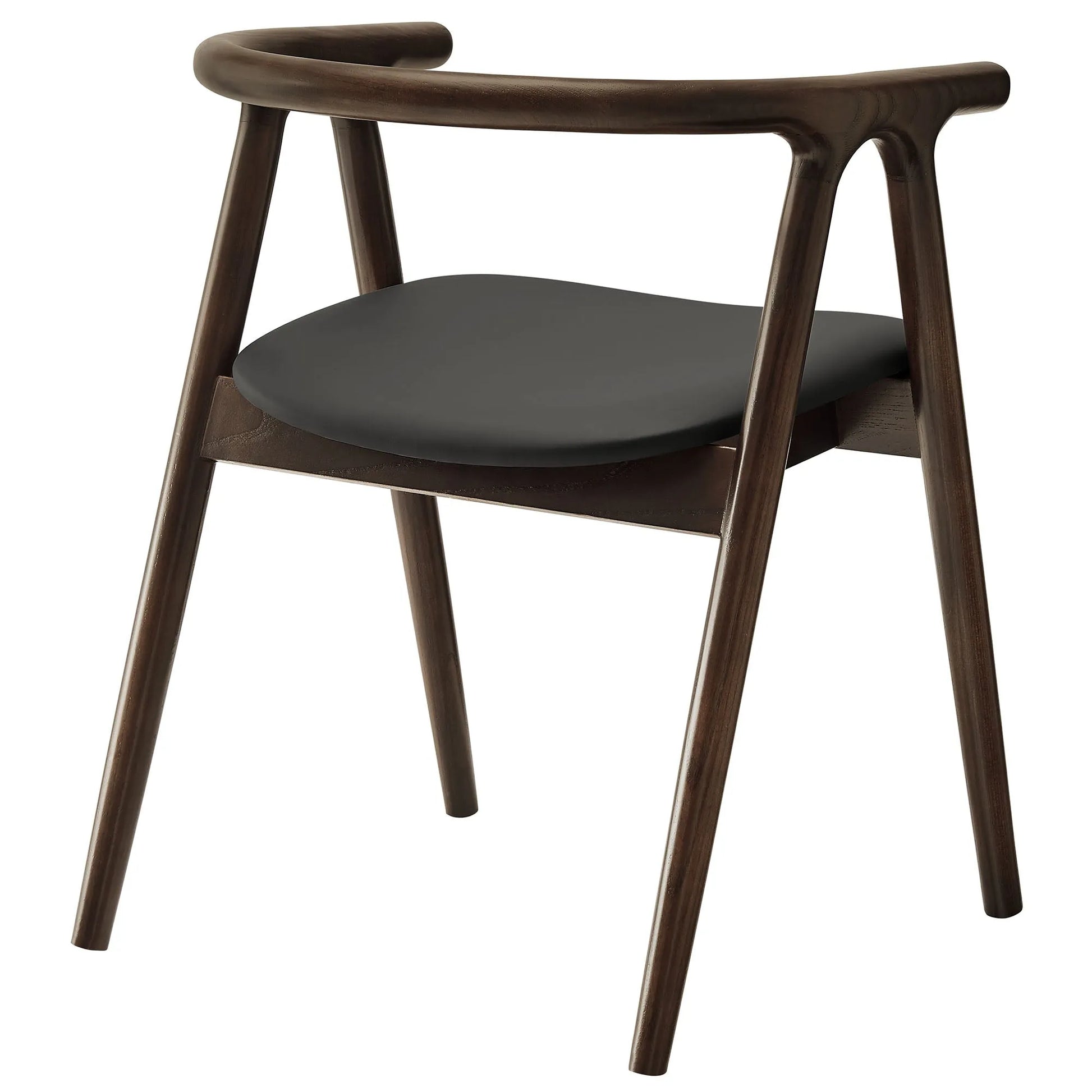 Henry Vegan Leather and Wood Dining Chair by Modway EEI-7291 FredCo