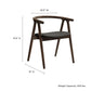 Henry Vegan Leather and Wood Dining Chair by Modway EEI-7291 FredCo