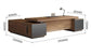 High Quality Luxury Executive Office Desk Brown, Right Side FredCo